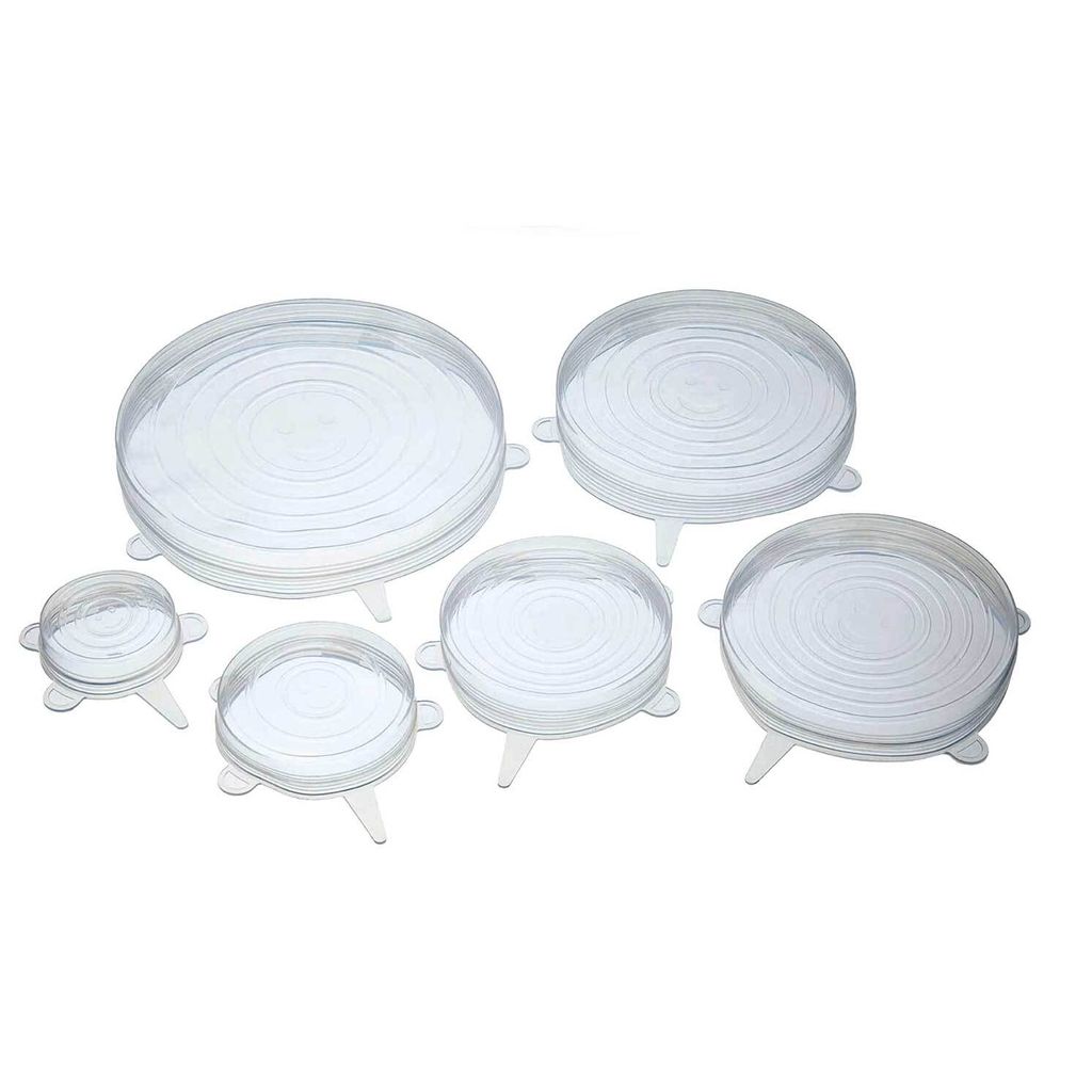 Silikonové obaly na nádobí do lednice, 6 ks Obrázek produktu 