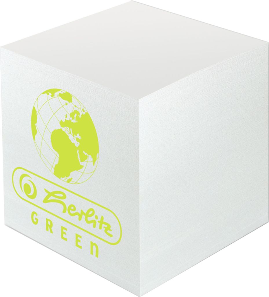 Herlitz 146209, Weiß, 90 mm, 90 mm, 900 Blätter, 1 Stück(e) Produktbild 