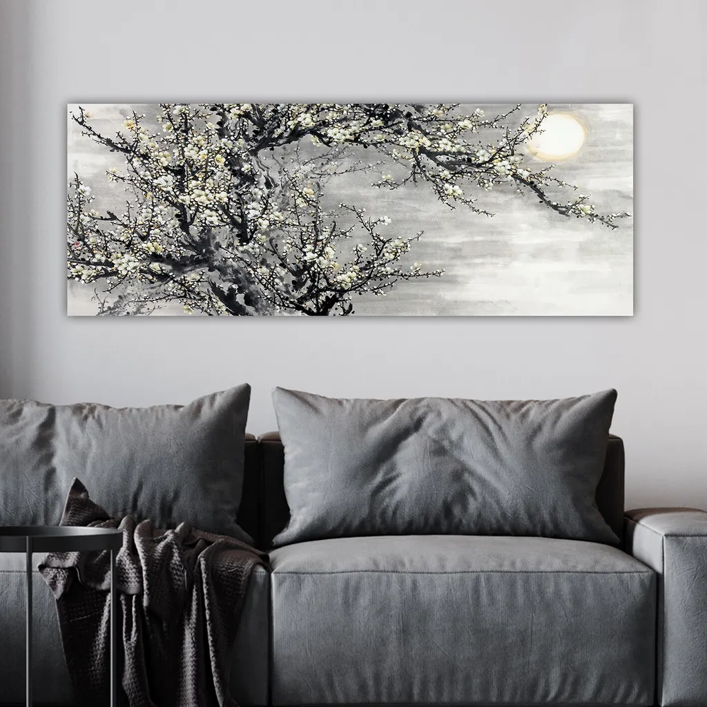Offerta Quadro Wallity 30x80 cm - Tela e Legno Multicolore Economico
