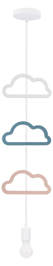 Suspension design Nuage blanc en métal 90cm Candellux IP20 1xE27 20W maxi