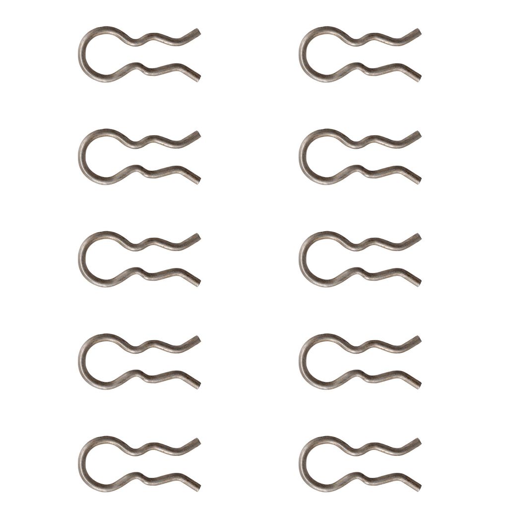 10x Federklammern Gabel für 4mm Druckschlauch Verbinder kompatibel mit Philips Saeco Krups Miele Bosch Gaggia Siemens Kaffeemaschinen