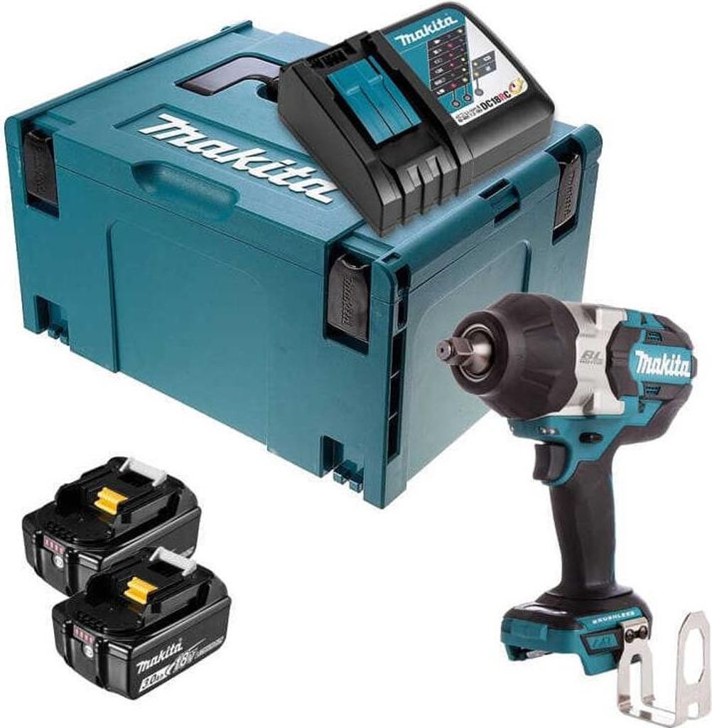 Schlagschrauber 18V LXT 1000Nm 1/2" (2x3,0 Ah) in MAKPAC - MAKITA DTW1002RFJ