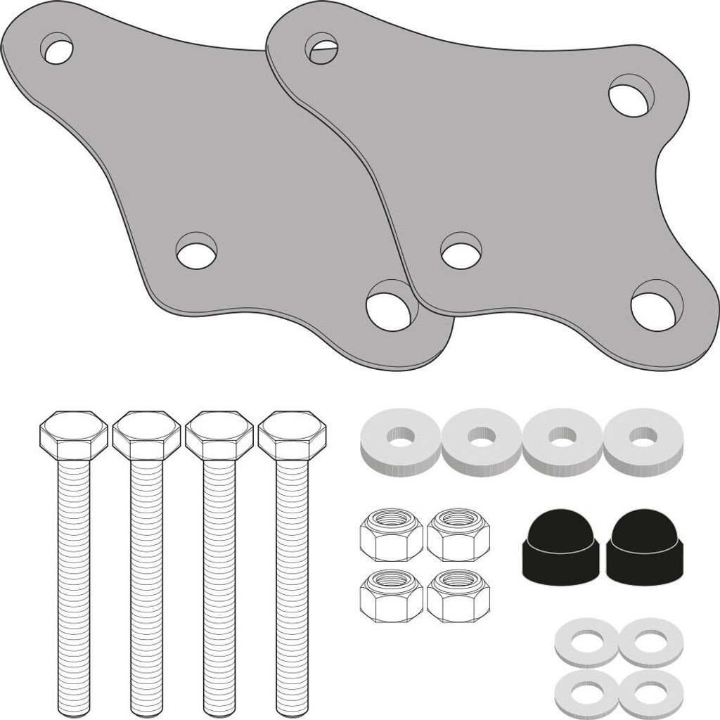Kit zur Montage des High-Paramotors ohne den Original Low-Paramotor