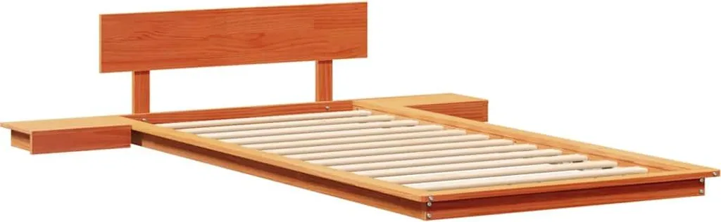 Letto Legno SYFAX 75x190 Marrone - Qualità Prezzo Imbattibile - 4