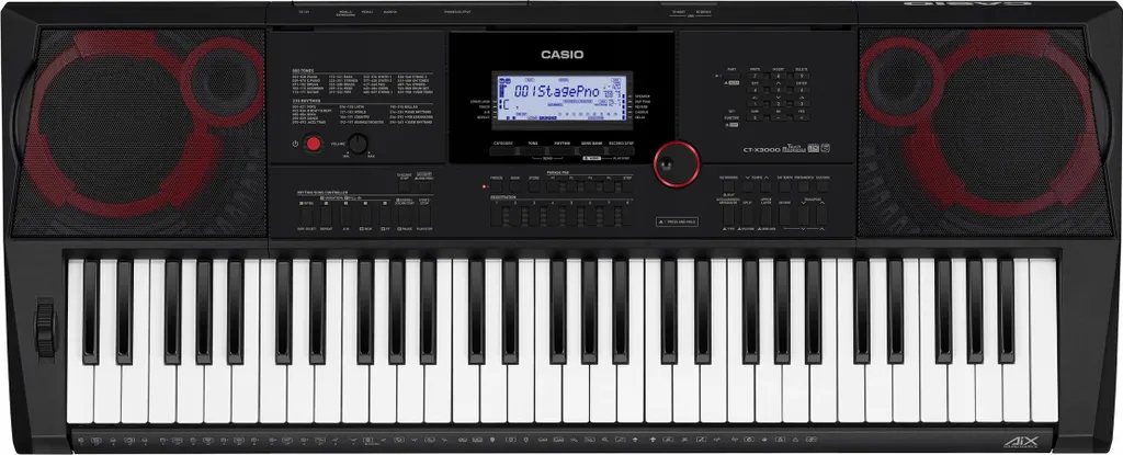 Casio CT-X3000 Clavier Arrangeur 61 Touches avec Technologie AiX Sound