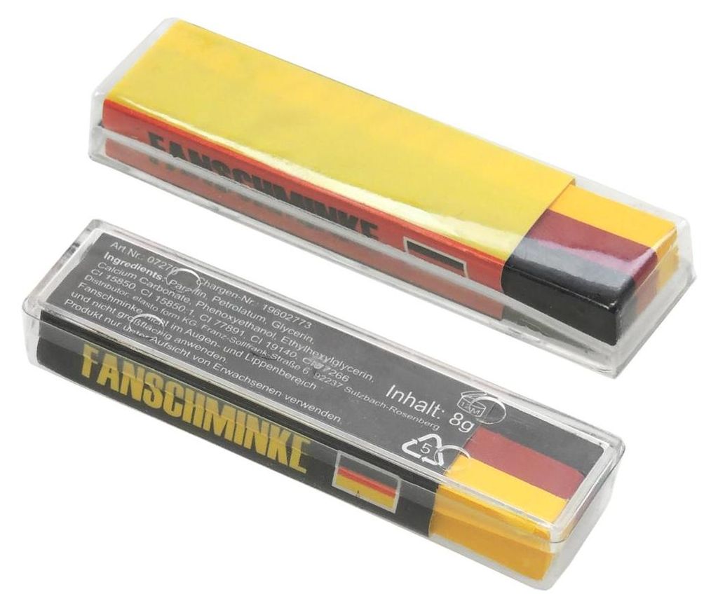 Trucco dei tifosi "Germania" Colori della Germania Colori Immagine del prodotto 