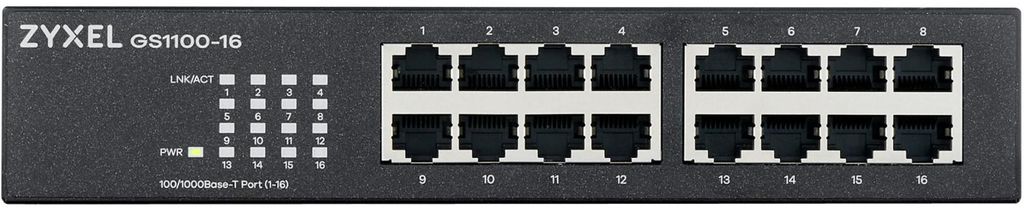 Zyxel GS1100-16 v3 Switch 16xGbE no gest Desk/Rack Imagen del producto 