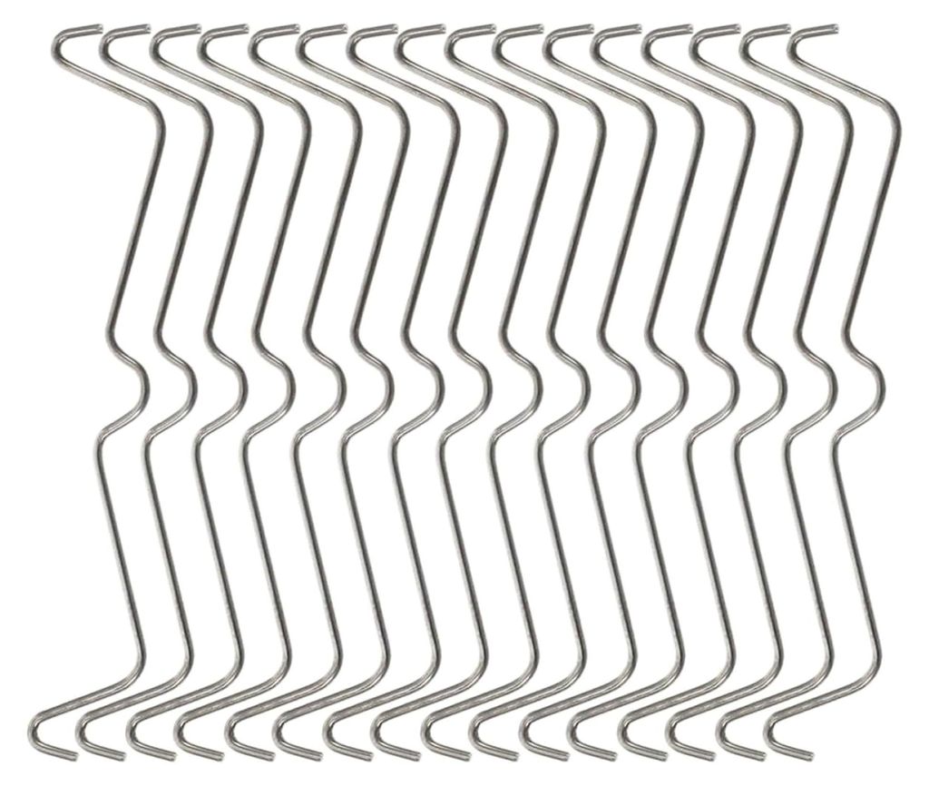 50 Stück Edelstahl Befestigungsclips für Lochwände Wiederverwendbare Sicherungsclips für Werkzeugwände