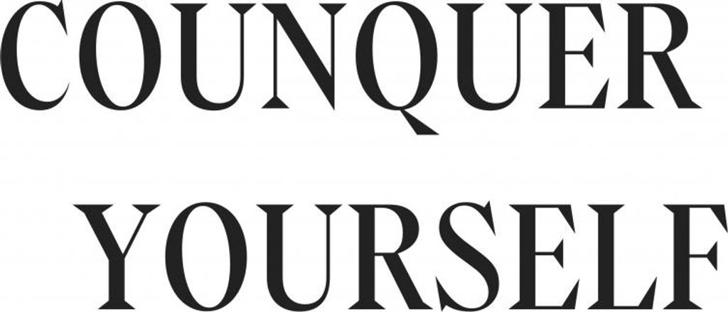 Plakat 50x70cm Mit Schriftzügen Moderner Zitat Erobere Dich Selbst