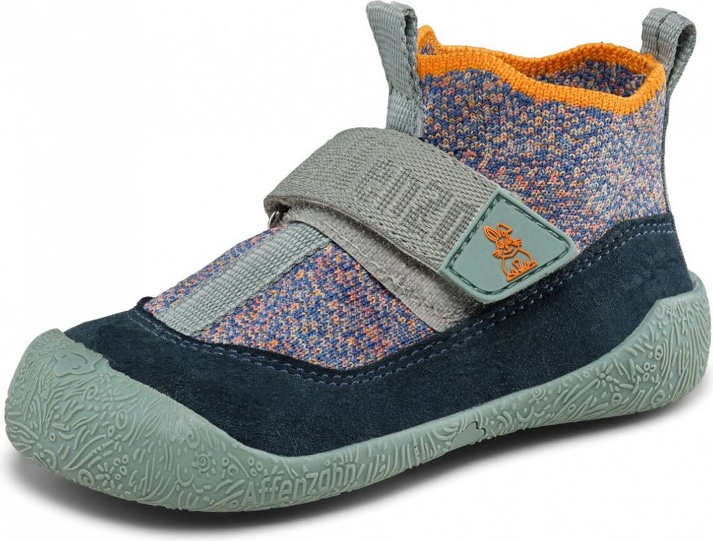 Affenzahn Knit Toddly Hase Klettschuh Grün in Gr. 21 Produktbild 