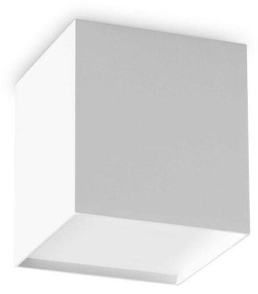 Zeitgenössische Deckenleuchte Kubiko Aluminium Weiß Led Integriert 10W 3000K Ip20