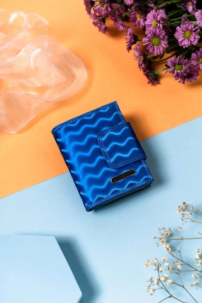 Lorenti Portafoglio Navy Argenilli | Pelle Genuina e RFID Blocking - 5