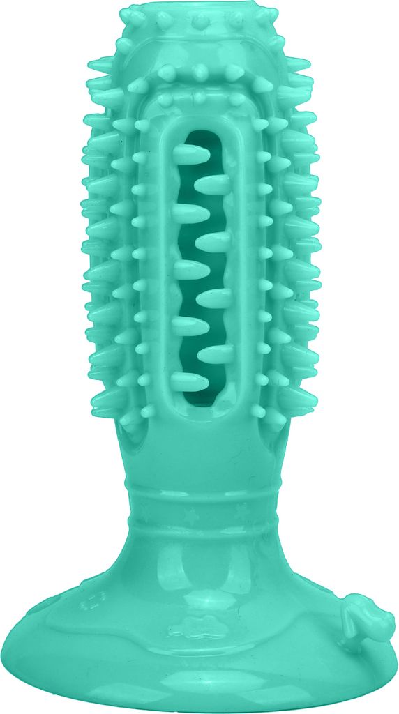 Hund Zahnbürstenstab Haustier orales Reinigen Gummi -Kauspielzeug für Zahnpflege und Zähne Traininglake Blau