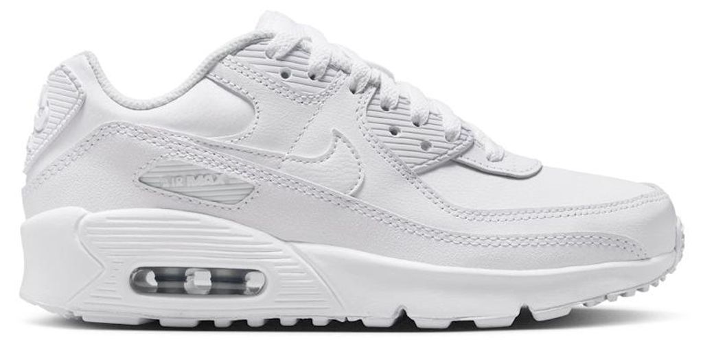 Nike Air Max 90 LTR White Metallic Silver (GS) - EU 40 Produktbild 