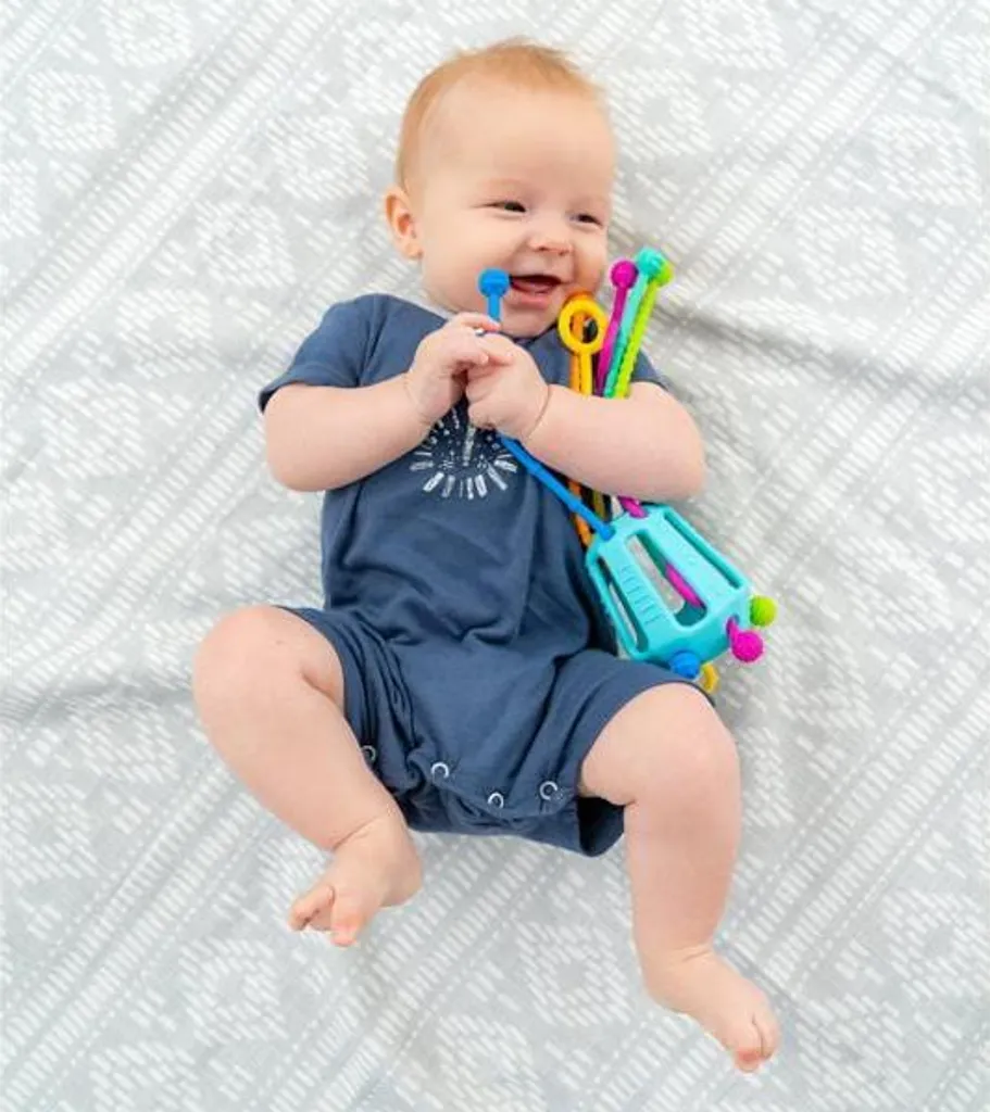 Jouet sensoriel Zippee pour le réflexe de préhension de bébé - 9