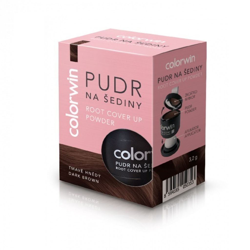 COLORWIN Root Cover Up Powder for Gray Coverage with Mirror