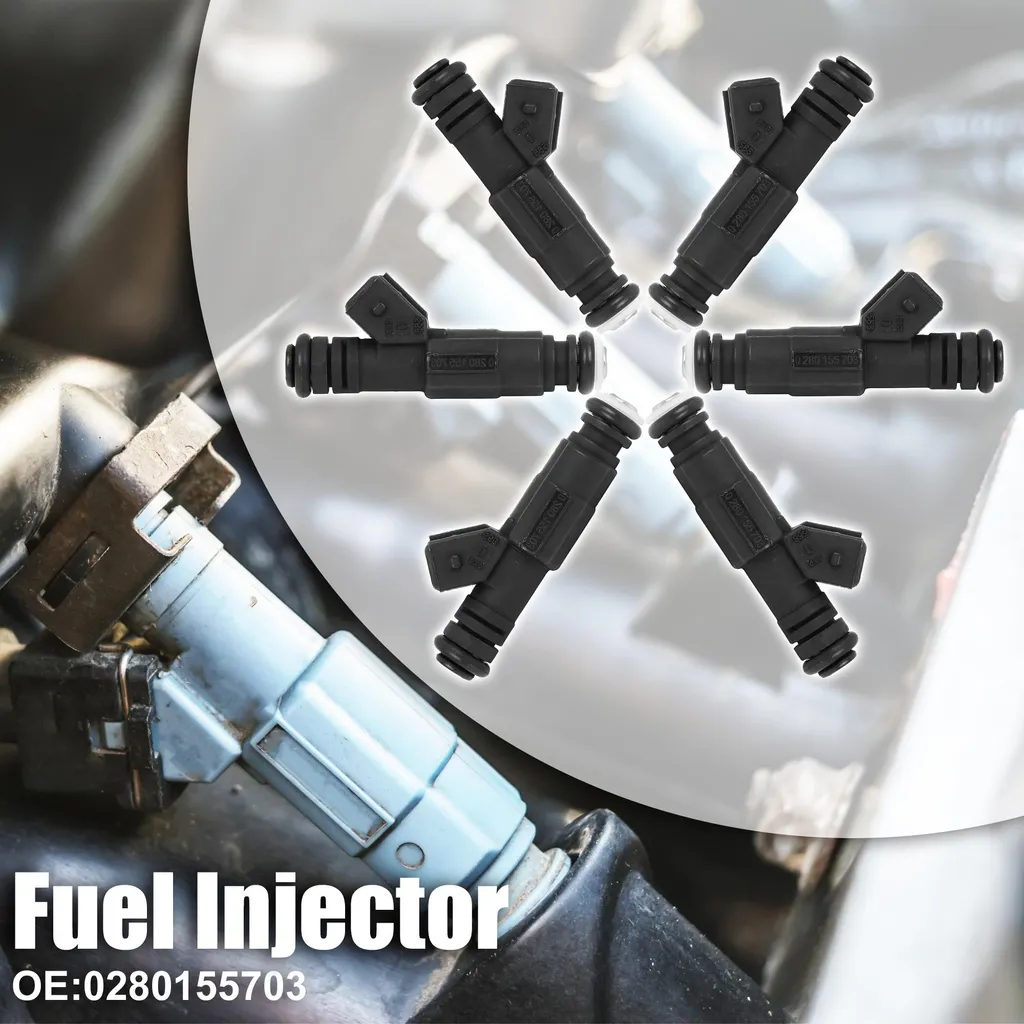 6 Injecteurs de Carburant 0280155703 pour Jeep Cherokee Wrangler 4.0L