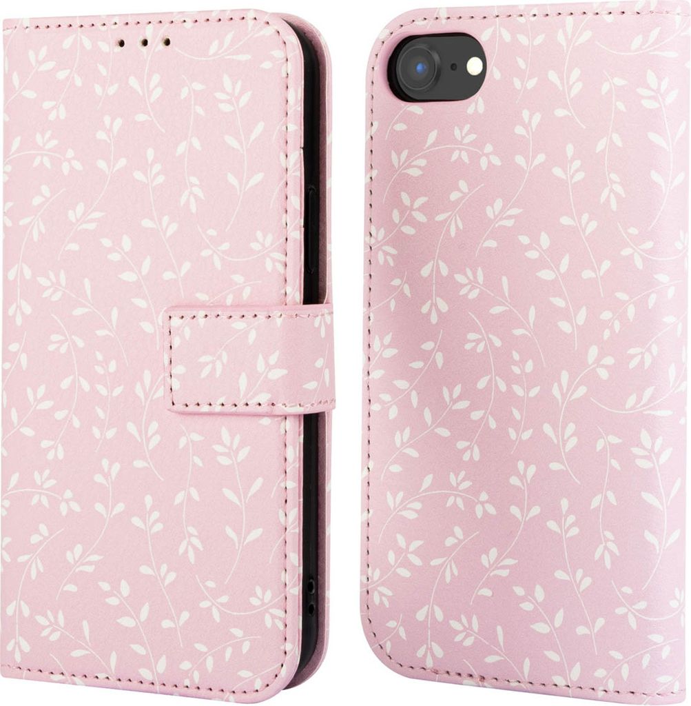 imoshion Design Klapphülle iPhone 16e - Pink Bazaar Flowers