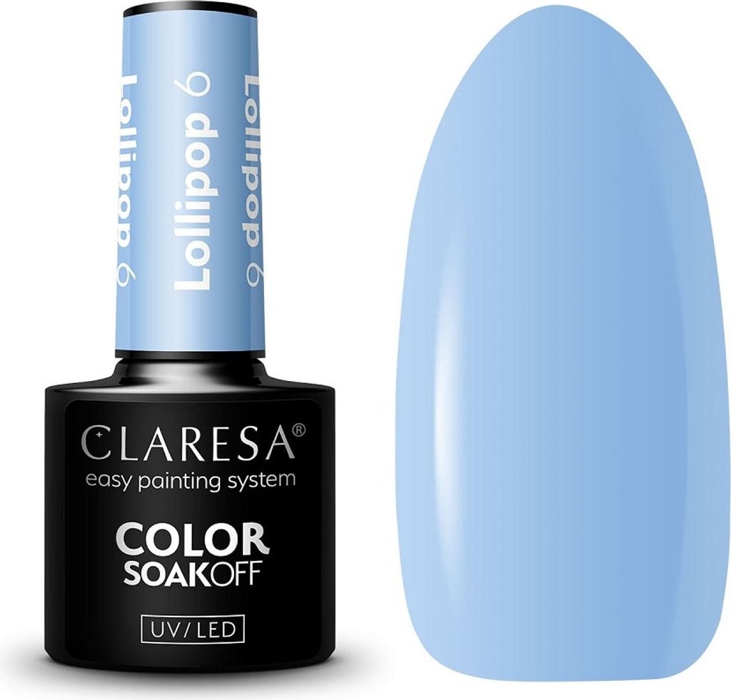 CLARESA Hybridný lak LOLLIPOP 6 -5g Obrázok produktu 