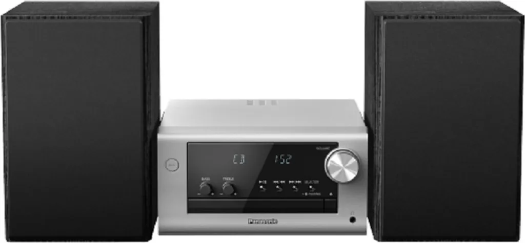 Système Audio Panasonic SC-PM704EG-S 80W RMS avec Son Haute Résolution