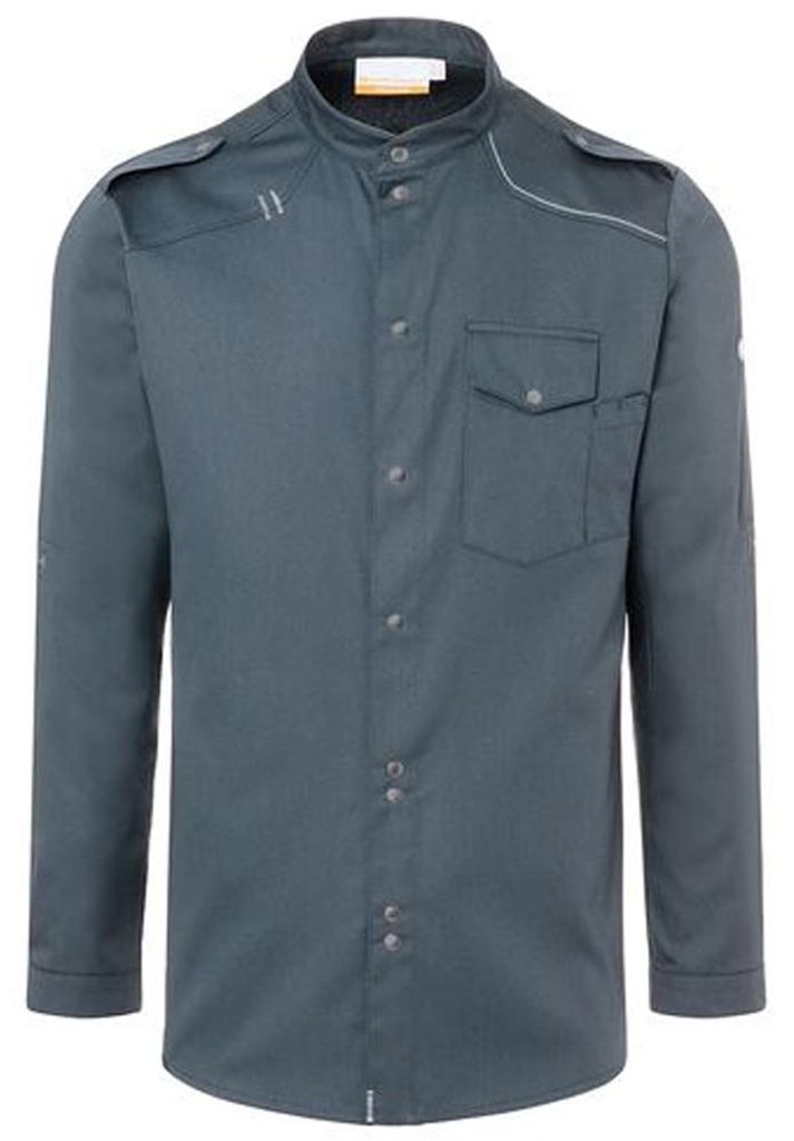 Karlowsky - "New Identity" Kochschürze für Herren/Damen Unisex LT6082 (112 cm) (Anthrazit)