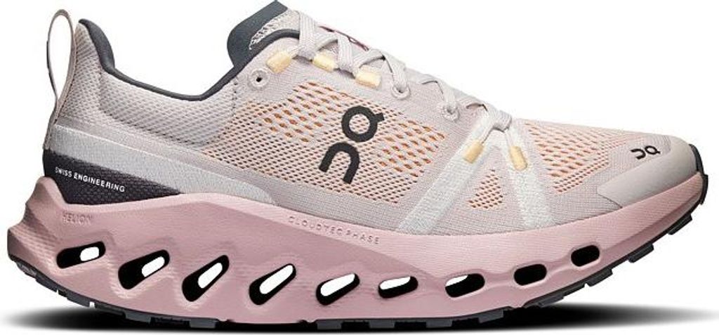 ON CLOUDSURFER TRAIL Damen-Trailrunning-Schuhe, silber/lila Schuhgröße: US 7,5