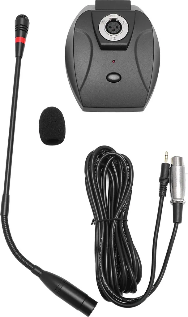 Microphone de conférence XLR col de cygne à haute sensibilité audio