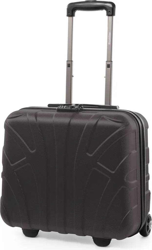 Suitline Trolley Pilota Business ABS Titanio 38cm - Trolley per Laptop