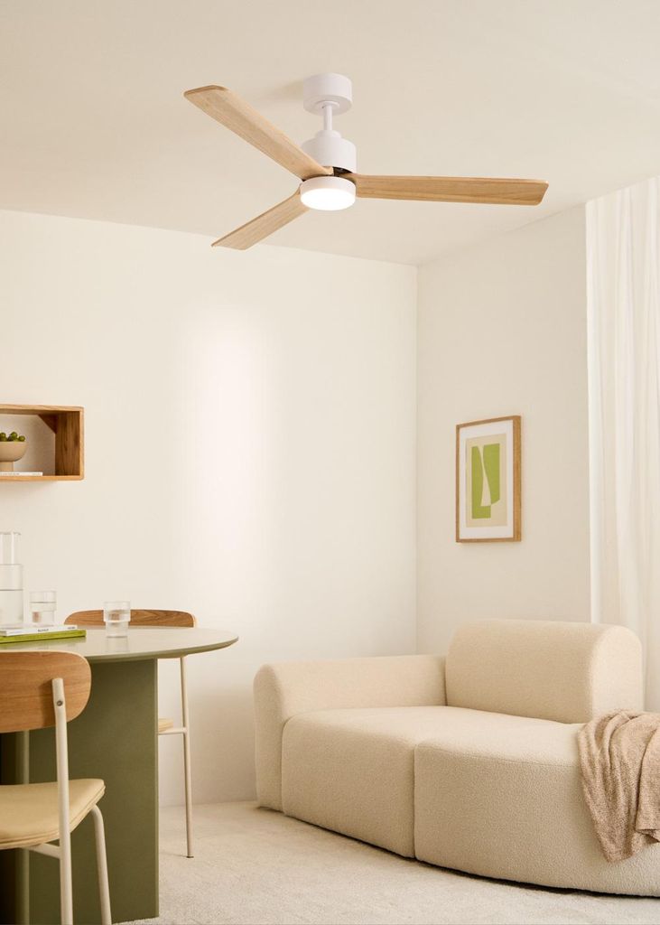 WIND MODERN - Leiser 40W Deckenventilator mit LED-Licht in verschiedenen Größen erhältlich