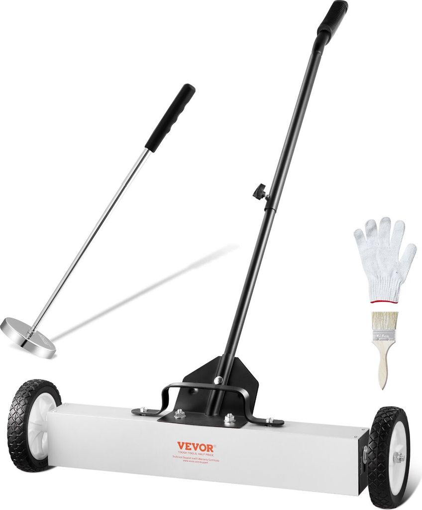 Magnetkehrmaschine Teleskop-Magnetbesen Teppichkehrmaschine Rollbar 61cm