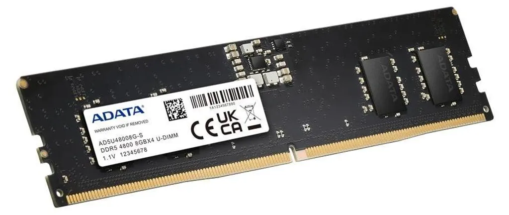 Barrette de RAM DDR5 32Go ADATA 4800MHz pour PC de Bureau Performant