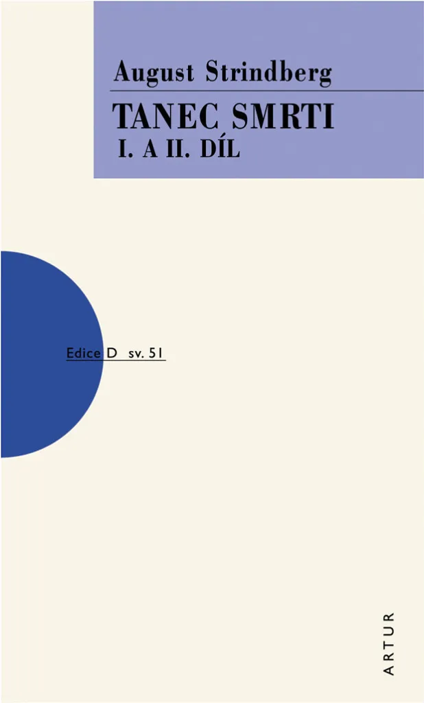 Livre Tanec smrti 1 a 2 Strindberg - Pièce de théâtre classique reliée
