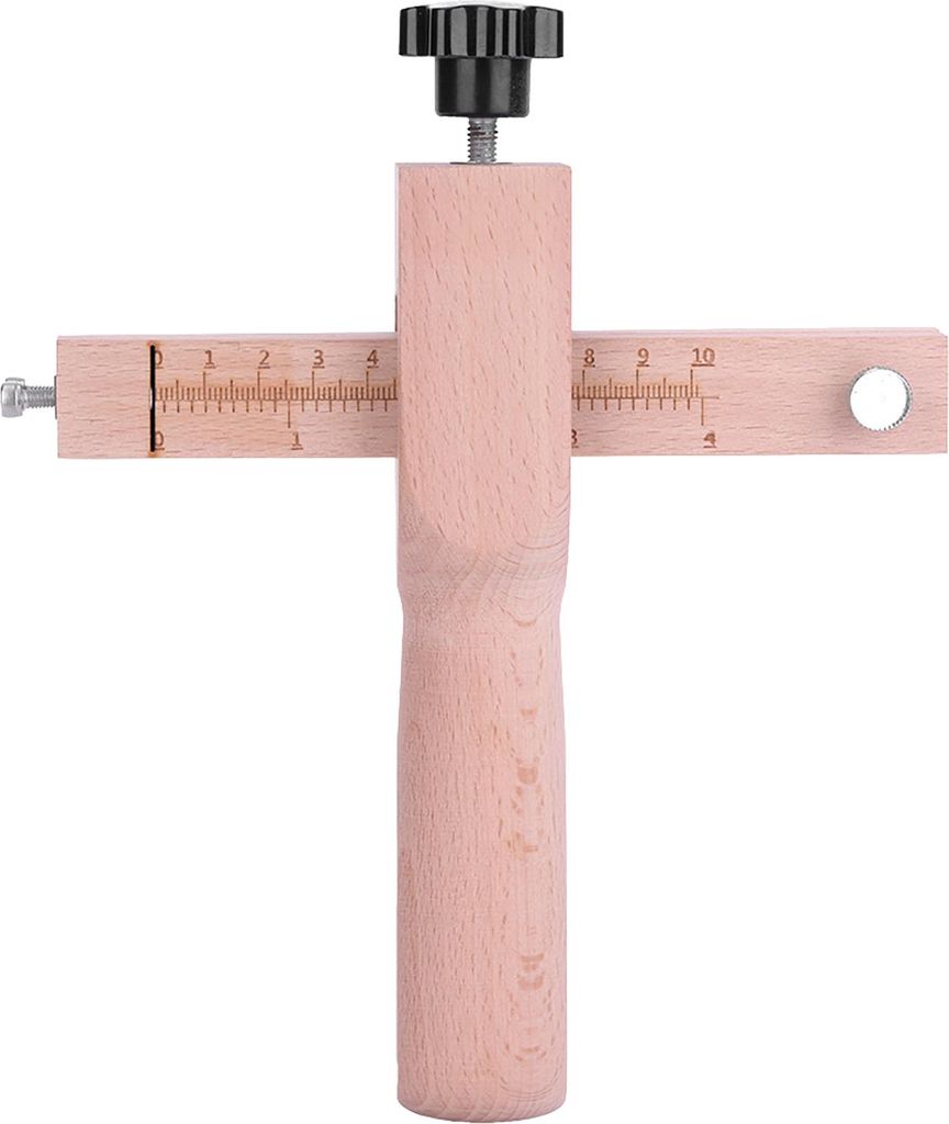 Verstellbarer Holzstreifen- und Riemenschneider Leder Handschneidewerkzeug für Bastelarbeiten mit 5 Klingen