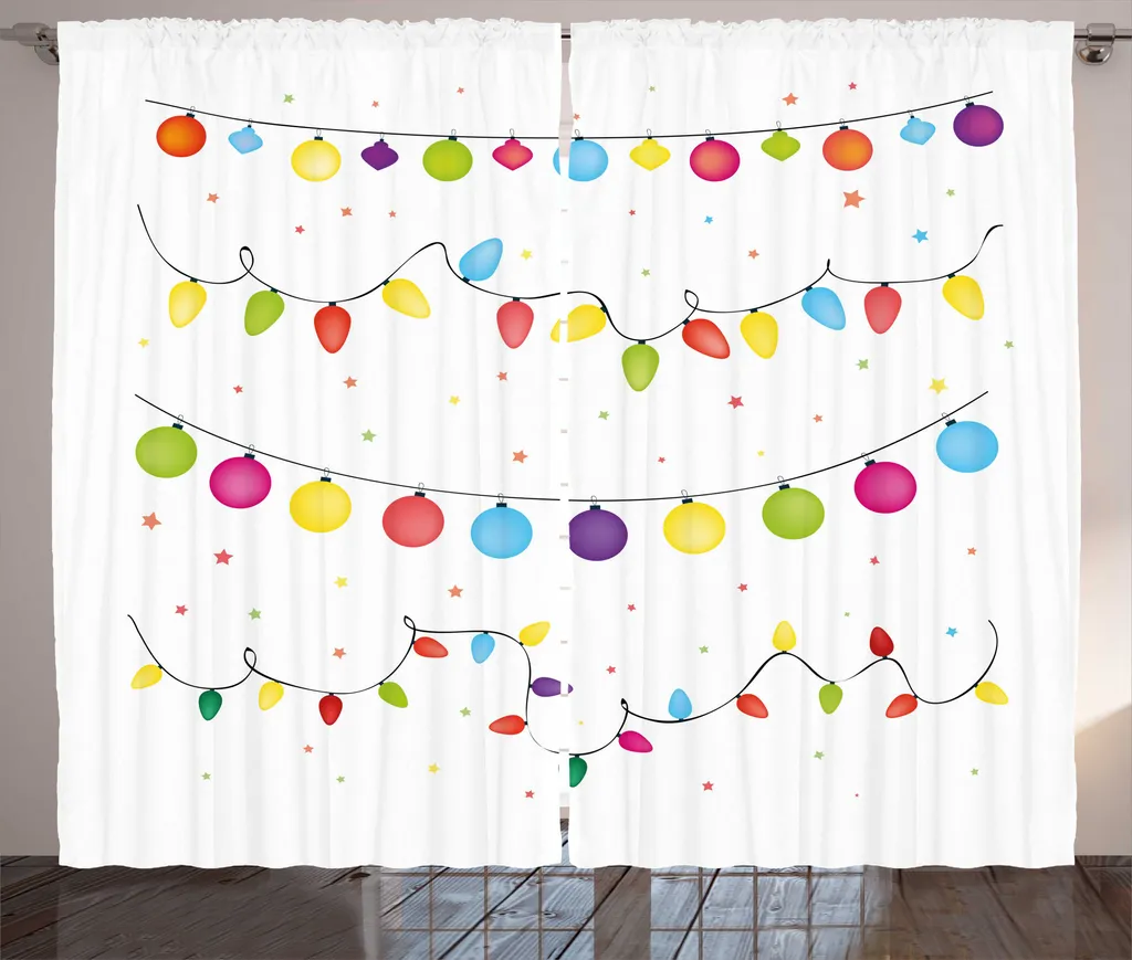 Tenda Camera da Letto Natale ABAKUHAUS - 280x175cm Lavabile