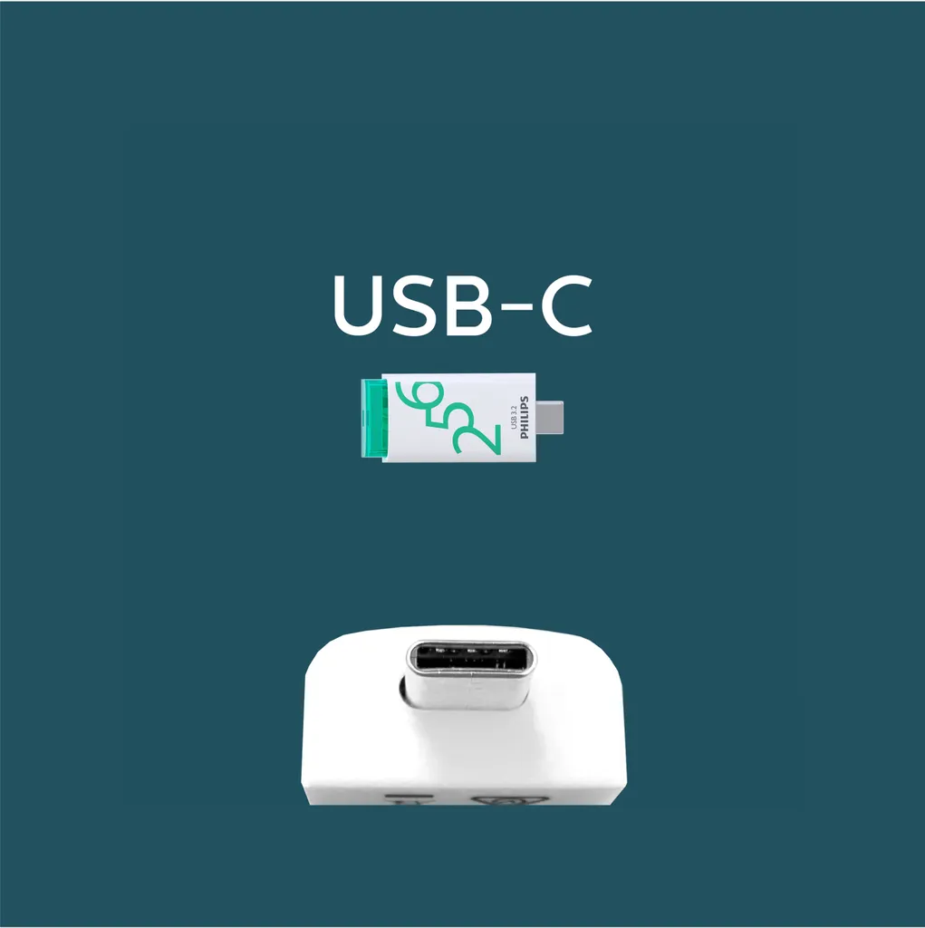 Philips USB-C 256GB Serie Click: Proteggi i Ricordi della Famiglia - 7