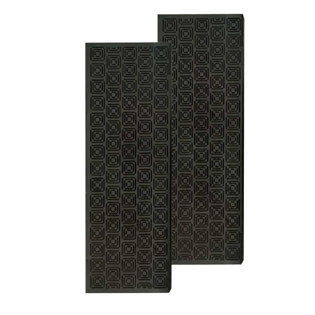 Stufenmatten - 2 Stück - 73x24 cm - Rutschfest - Gummi - Produktbild 