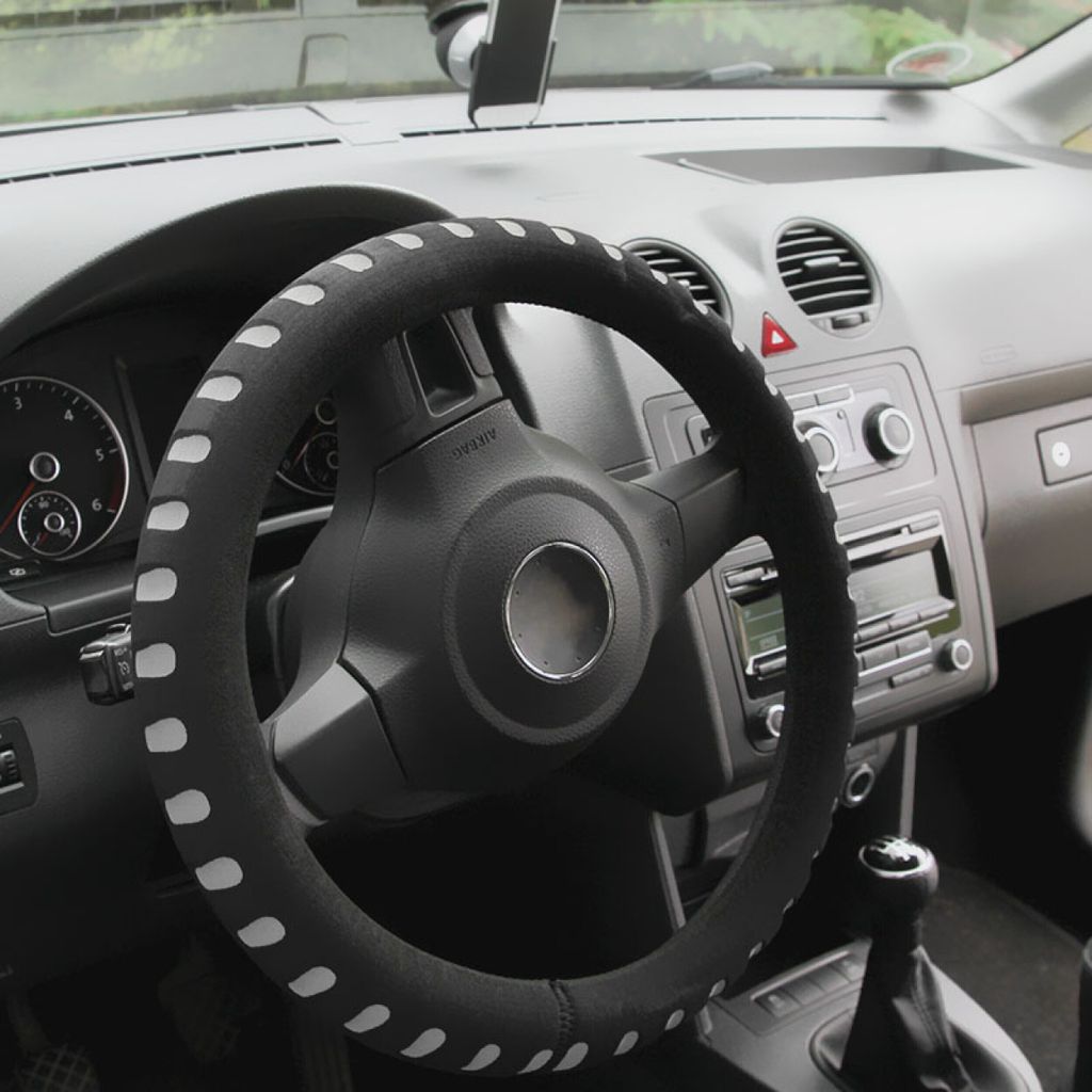 YYHWHJDE Lenkradhülle Tischtennis-Muster - Elastische Anti-Rutsch Hülle Für Die Meisten Fahrzeuge