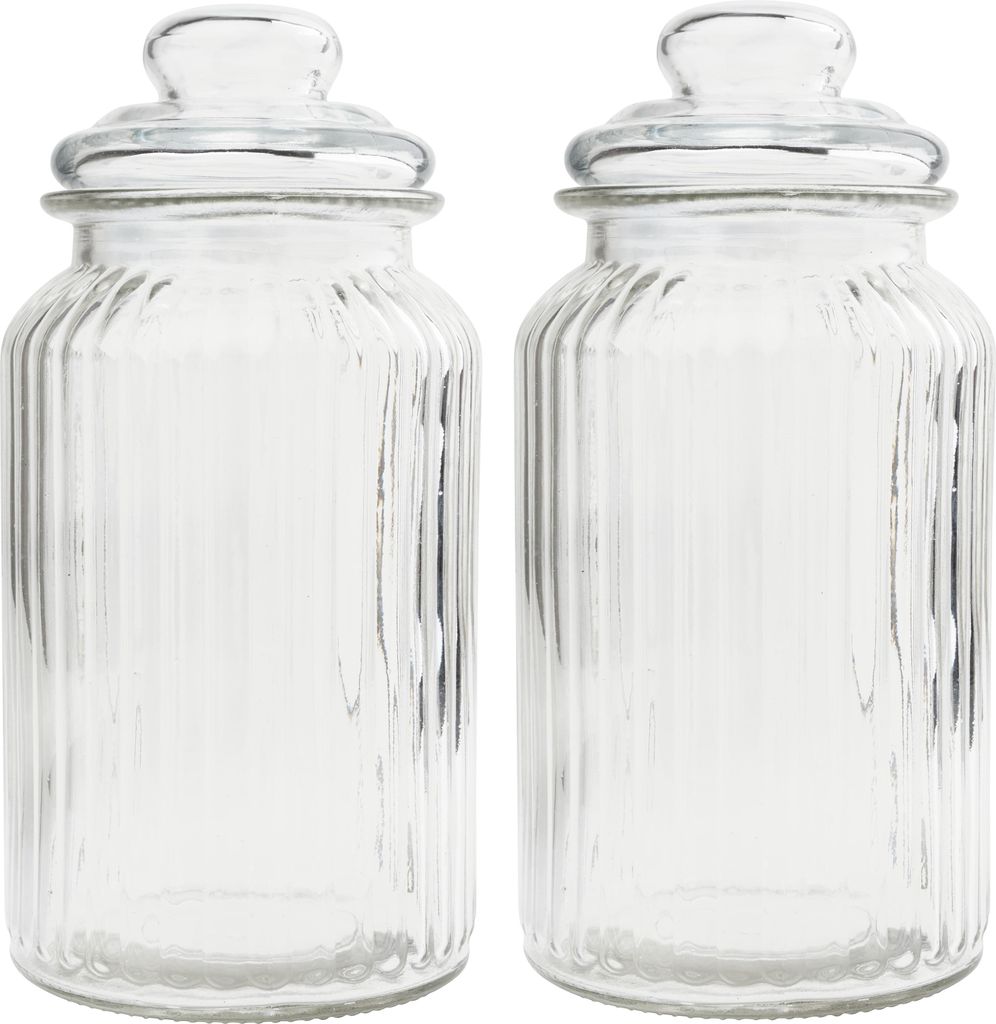 VBS Vorratsglas/Bonbonglas, 1250 ml, 2 Stück Produktbild 