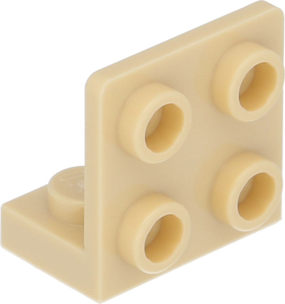 LEGO Winkel: 25 Brackets 1x2/2x2, 90°, Beige