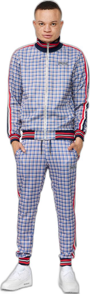 Lonsdale Burmarsh SlimFit Trainingsanzug Blau Weiss Gre L Produktbild 15