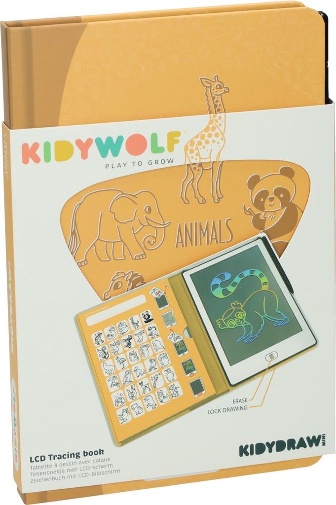 Kidywolf Kidydraw Livre de couverture jaune Image du produit 