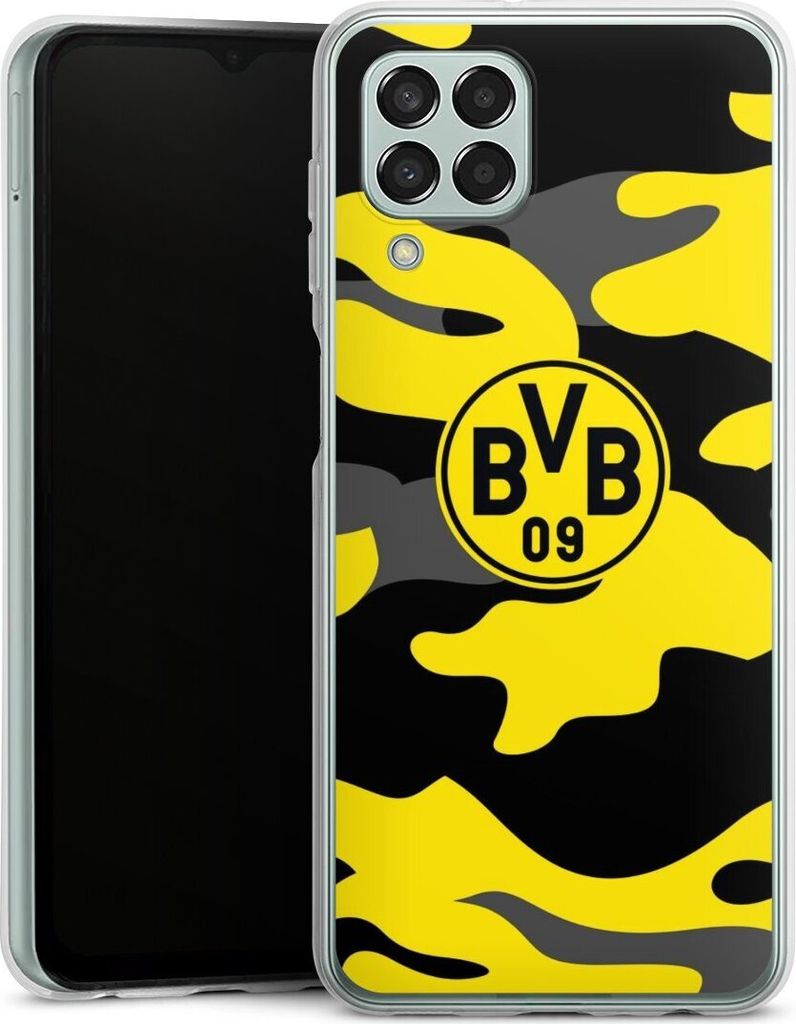 DeinDesign Handyhülle für Samsung Galaxy M33 5G Silikon Hülle Case Smartphone Schutzhülle BVB Borussia Dortmund Fanartikel