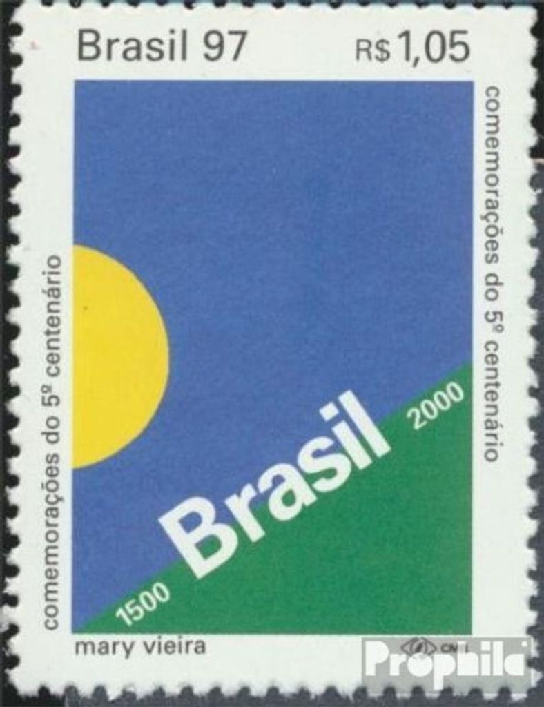Briefmarken Brasilien 1997 Mi 2747 (kompl.Ausg.) postfrisch Entdeckung Brasiliens