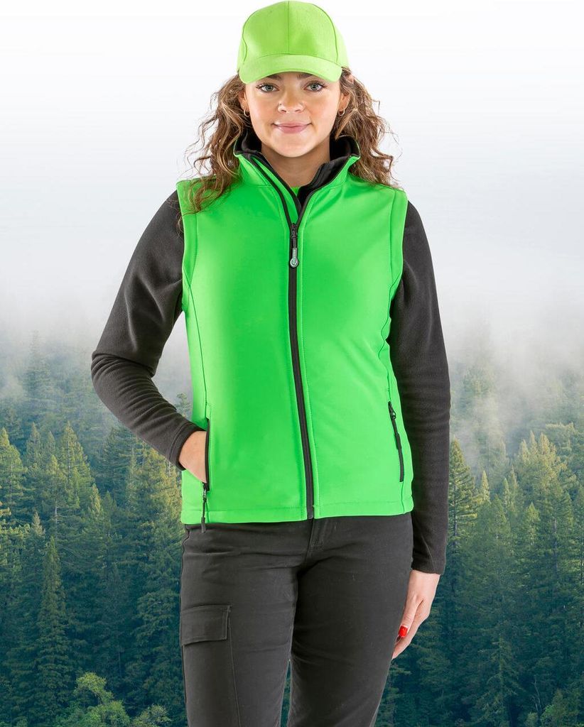 Result R193F - Bodywarmer Trapuntato Ice Bird da Donna - Nero