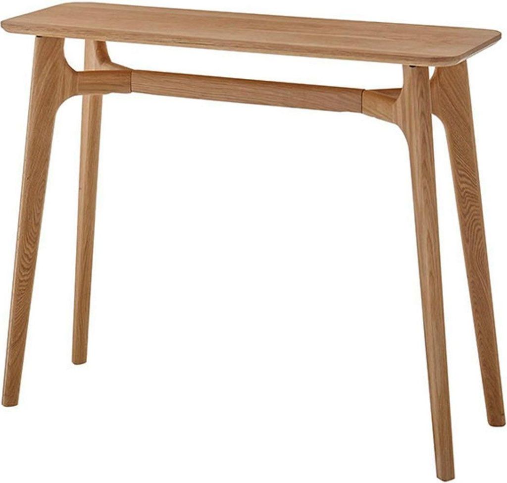 Konsole >BANTRY< in holzfarben, Eiche  - 100x80x35cm Produktbild 