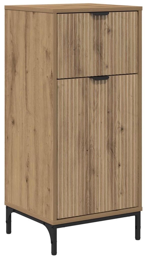 vidaXL Badkamerkast, Artisan-eikenhout, 39,5 x 36 x 88 cm Productafbeelding 