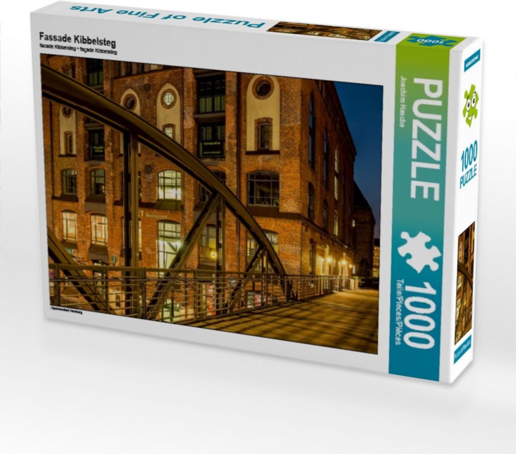 Calvendo Fassade Kibbelsteg 1000 Teile Puzzle quer Produktbild 
