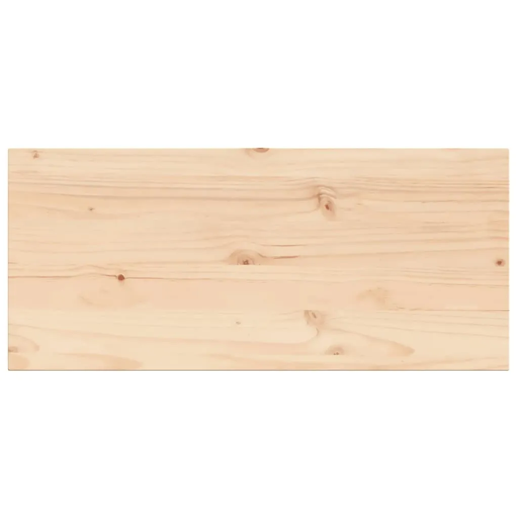 Piano Tavolo SYFAX 100x50x2,5 cm in Legno Massello di Pino Naturale