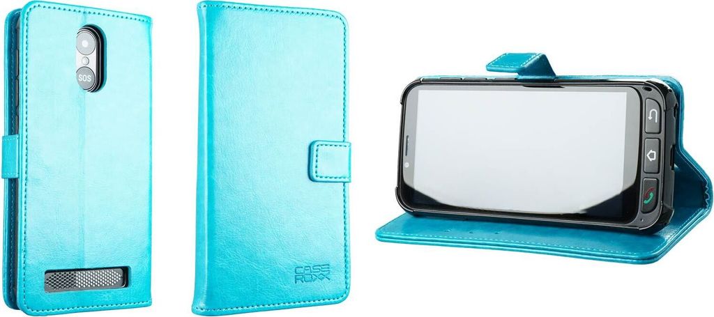 caseroxx Handy Hülle Tasche kompatibel mit SPC Zeus 4G / Zeus 4G Pro Bookstyle-Case Wallet Case