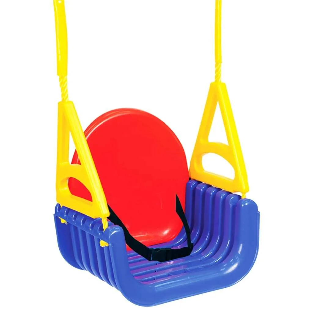 vidaXL seggiolino per altalena 3 in 1 per bambini 29x40x39,5 cm polipropilene